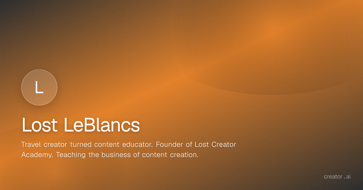 Lost LeBlancs | creator.ai